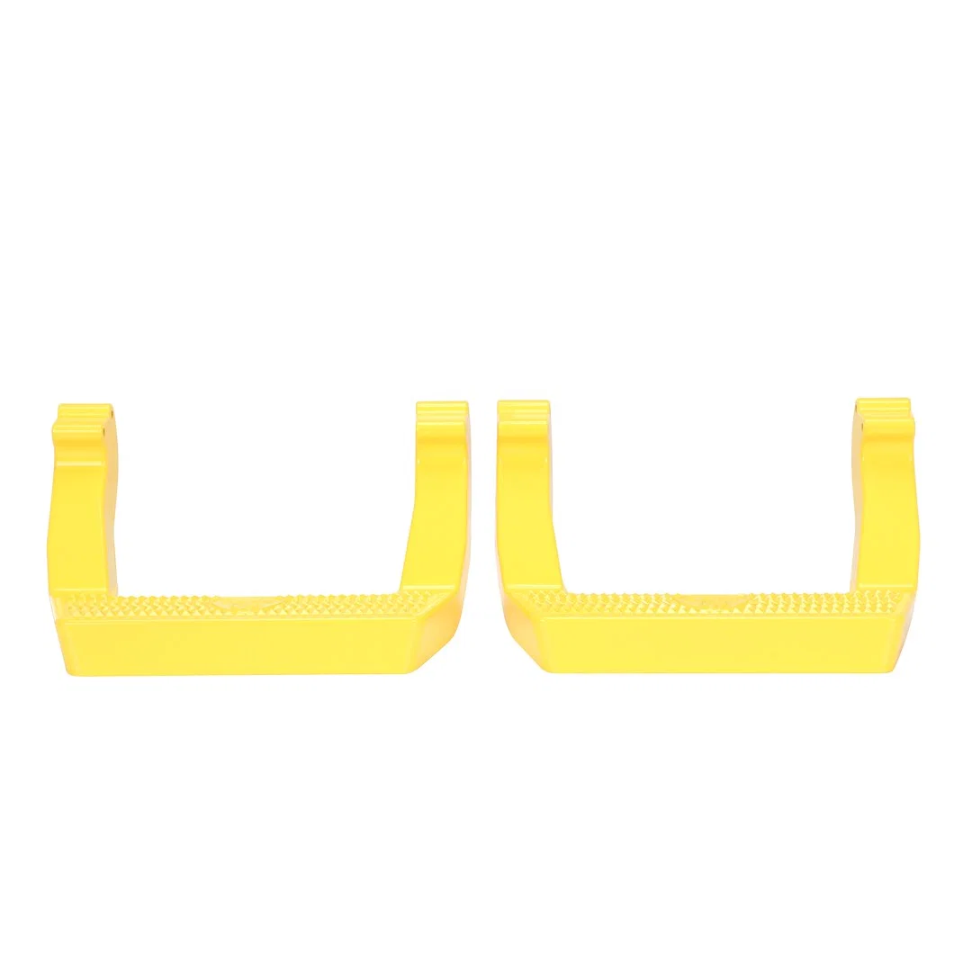 114997 – CARR Truck Step, Cab Mount Multi-Fit Set Of 2 Flat Step Non-Extendable Stationary Powder Coated XP7 Safety Y...